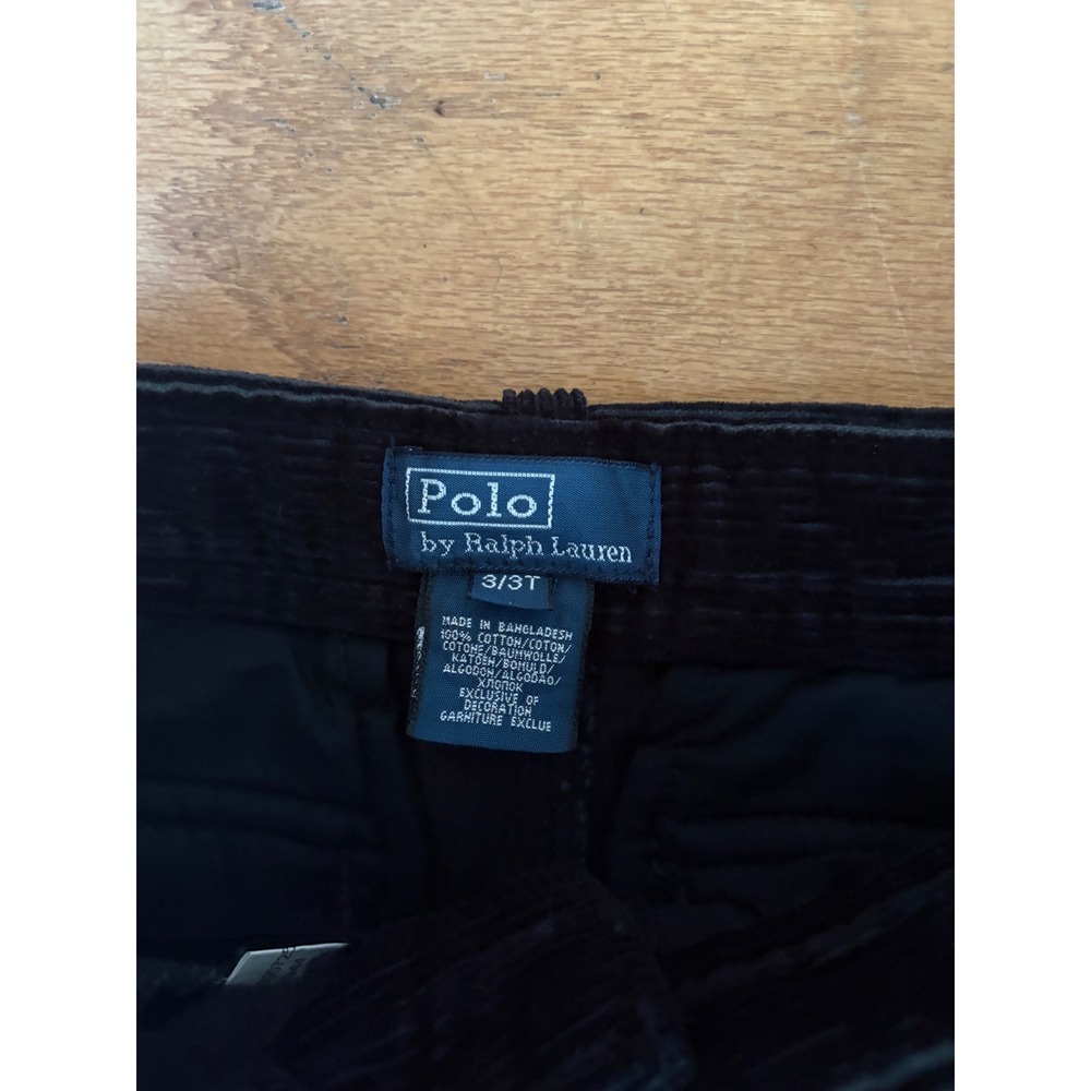 Polo Ralph Lauren Toddler 3T Outfit Set Plaid Shirt Sweater Corduroy Pants - Picture 9 of 9